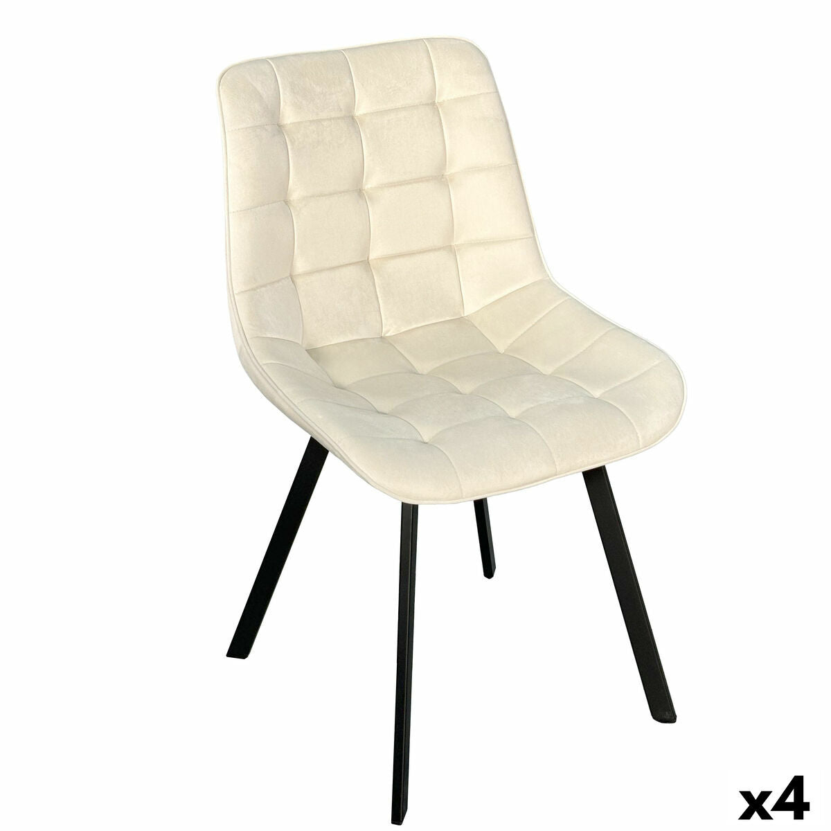 Cadeira Versa RHODES  Bege 55 x 82 x 51 cm (4 Unidades)