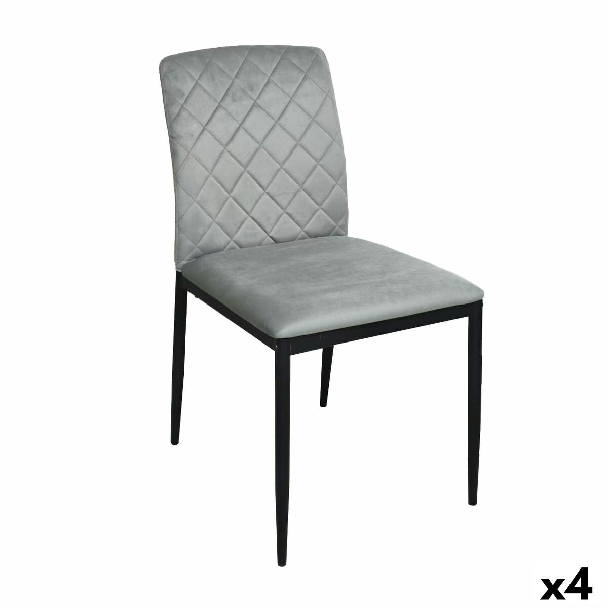 Cadeira Versa ZEGERS  Cinzento 58 x 83 x 44 cm (4 Unidades)