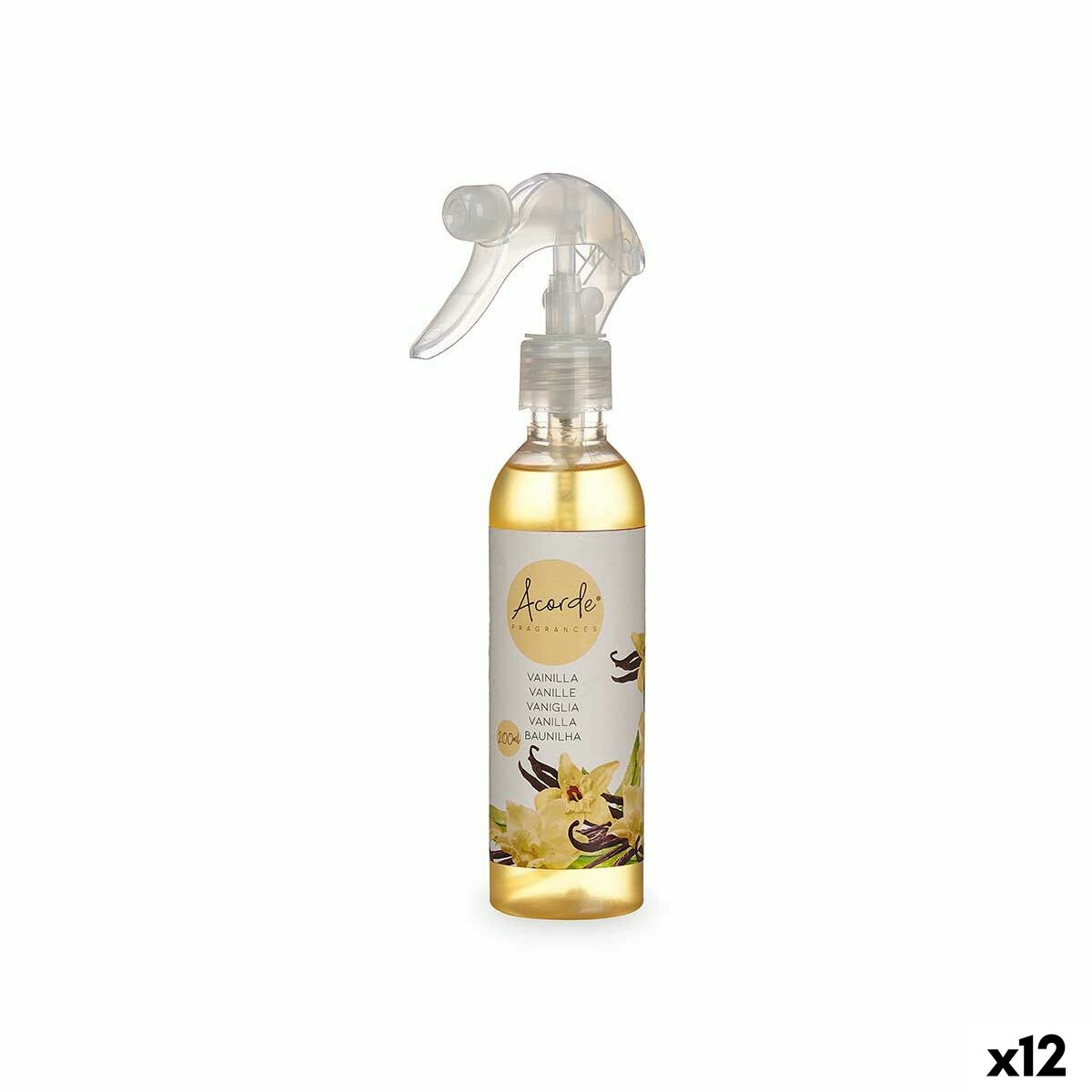 Ambientador Acorde 4-C-AR Baunilha 200 ml (12 Unidades)