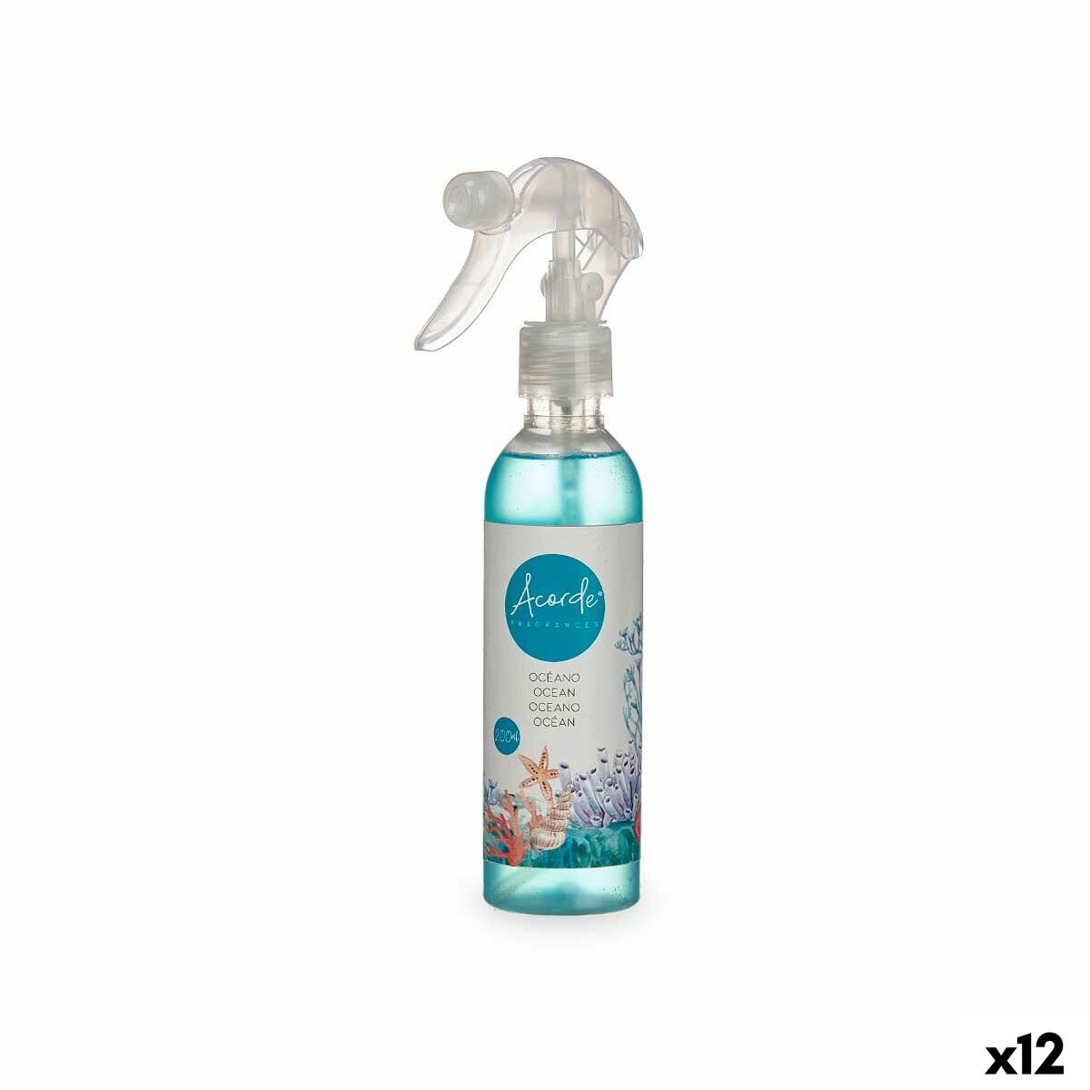 Ambientador Acorde 4-D-AR Oceano 200 ml (12 Unidades)