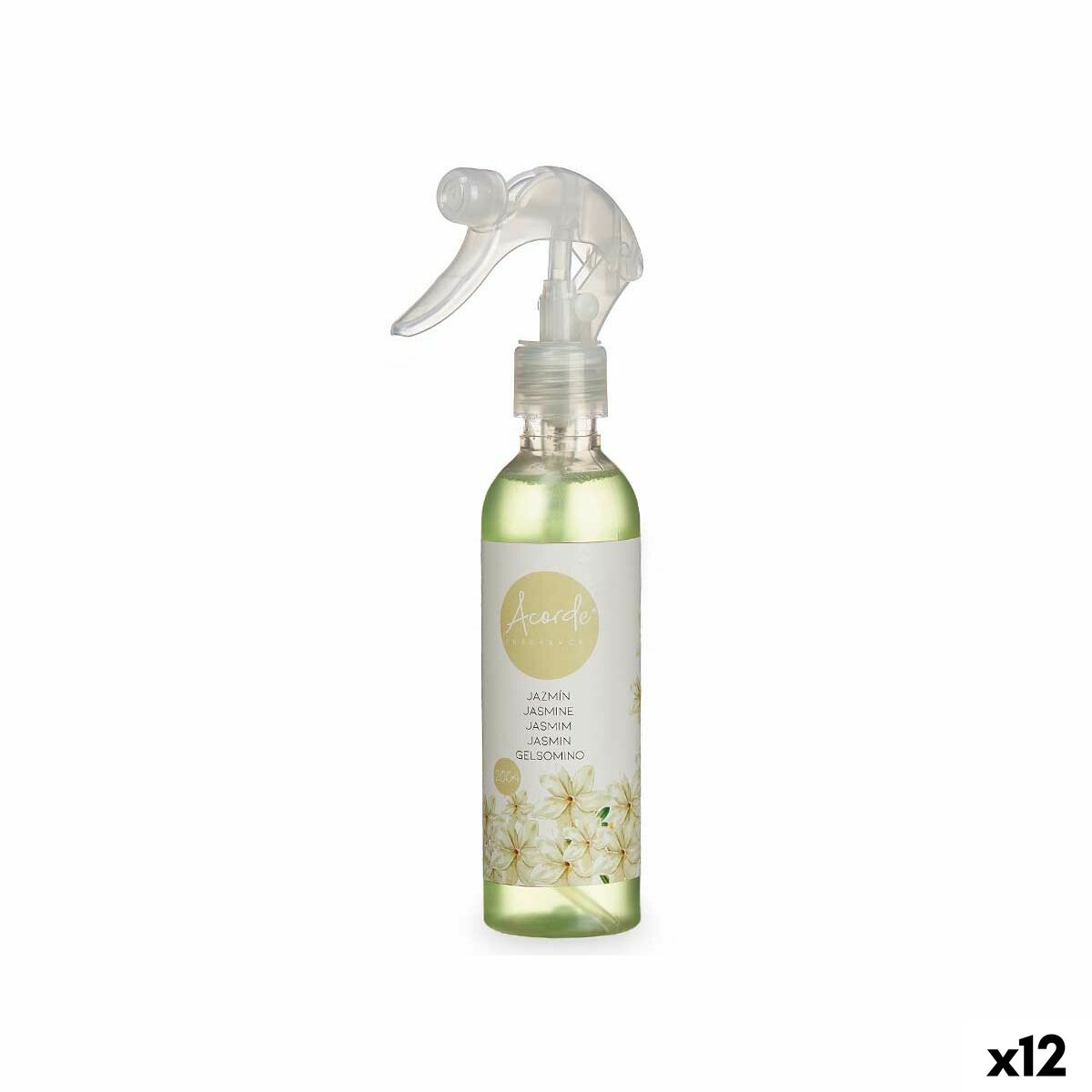 Ambientador Acorde 4-E-AR Jasmin 200 ml (12 Unidades)