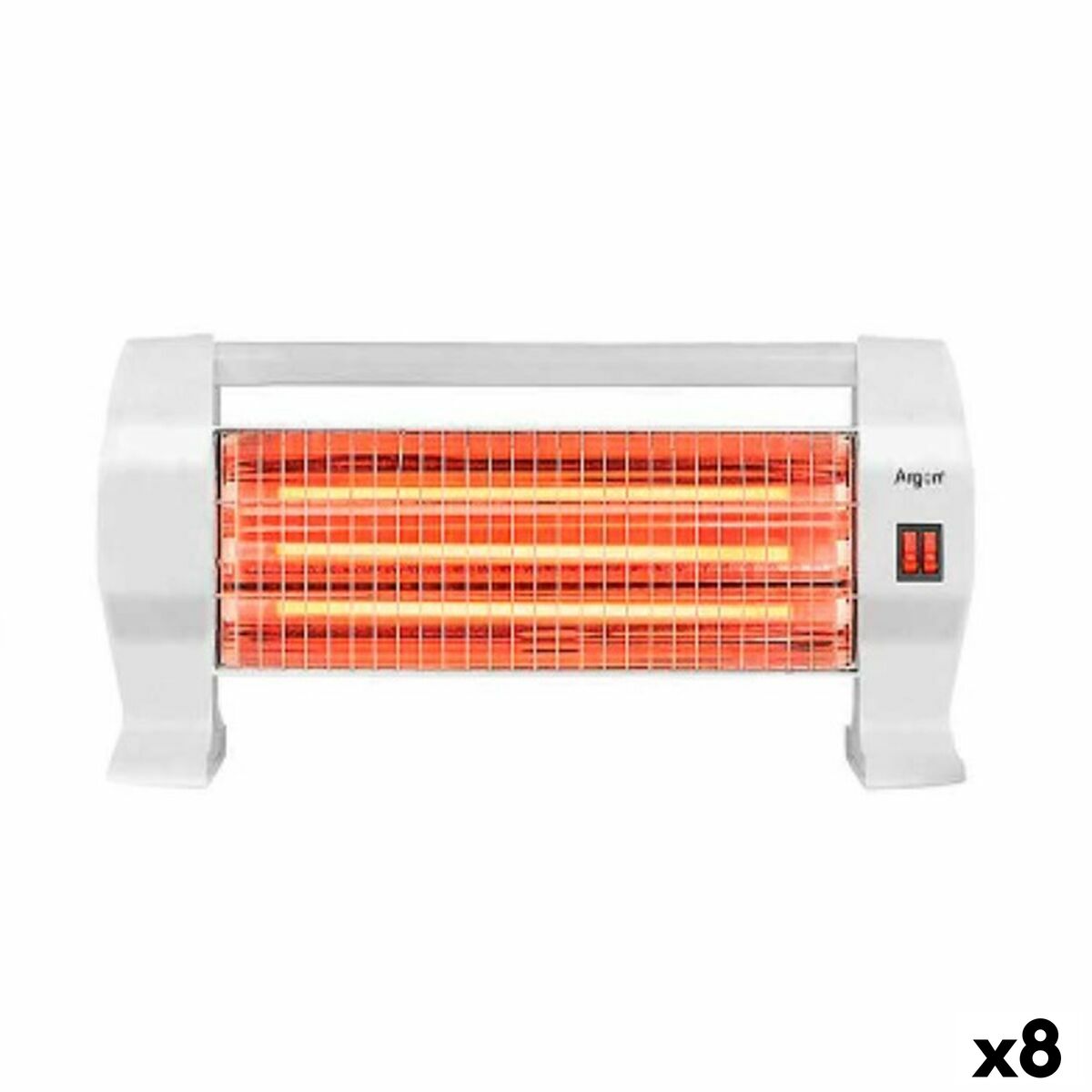 Estufa Elétrica Halógena Argon W-HH1231 Branco 1200 W (8 Unidades)