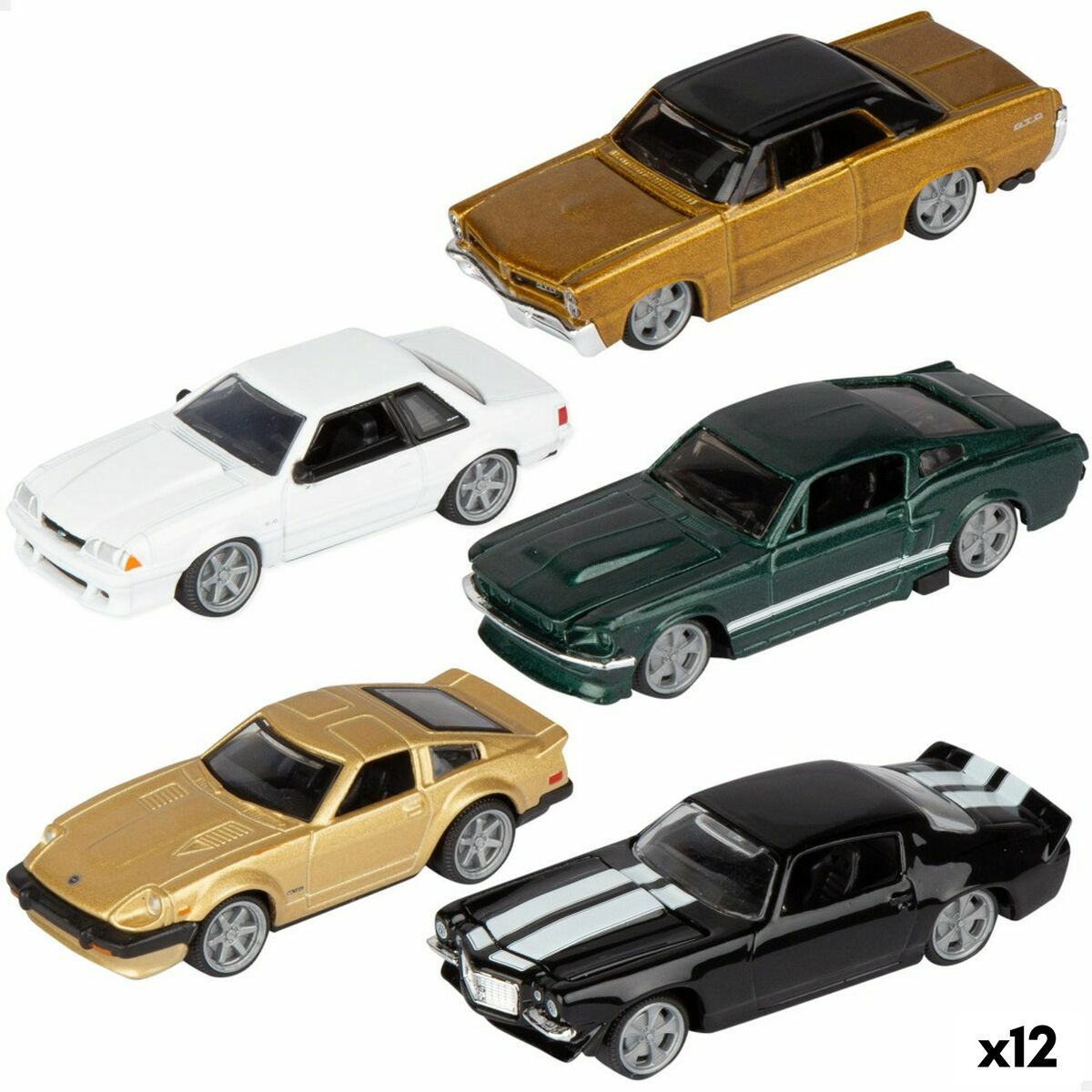 Set 5 Carros Bburago 1:64 (12 Unidades)