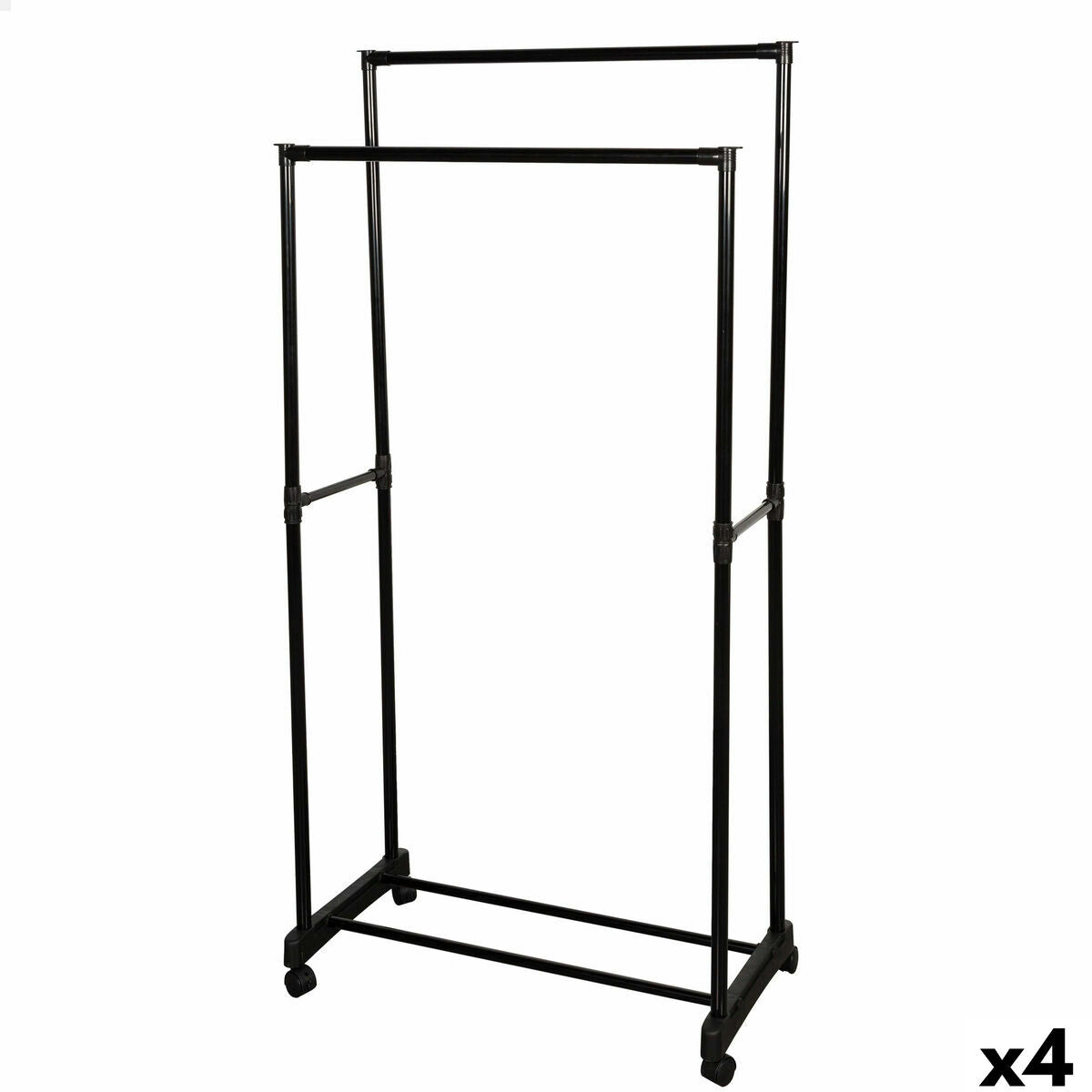 Bengaleiro Max Home Aço Plástico 75 x 157 x 40 cm (4 Unidades)