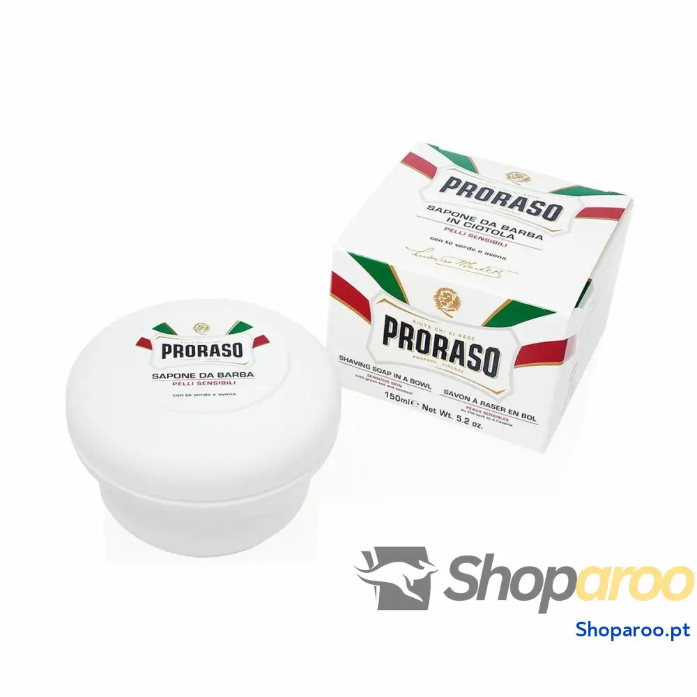 Sabonete de Barbear White Proraso Pelli Sensibli 150 ml