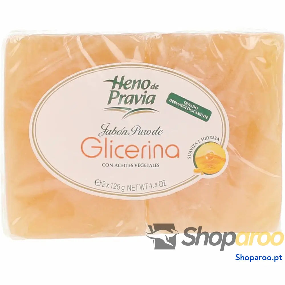 Sabonete de Glicerina Natural Heno De Pravia Aceites Vegetales 125 g 2 Unidades