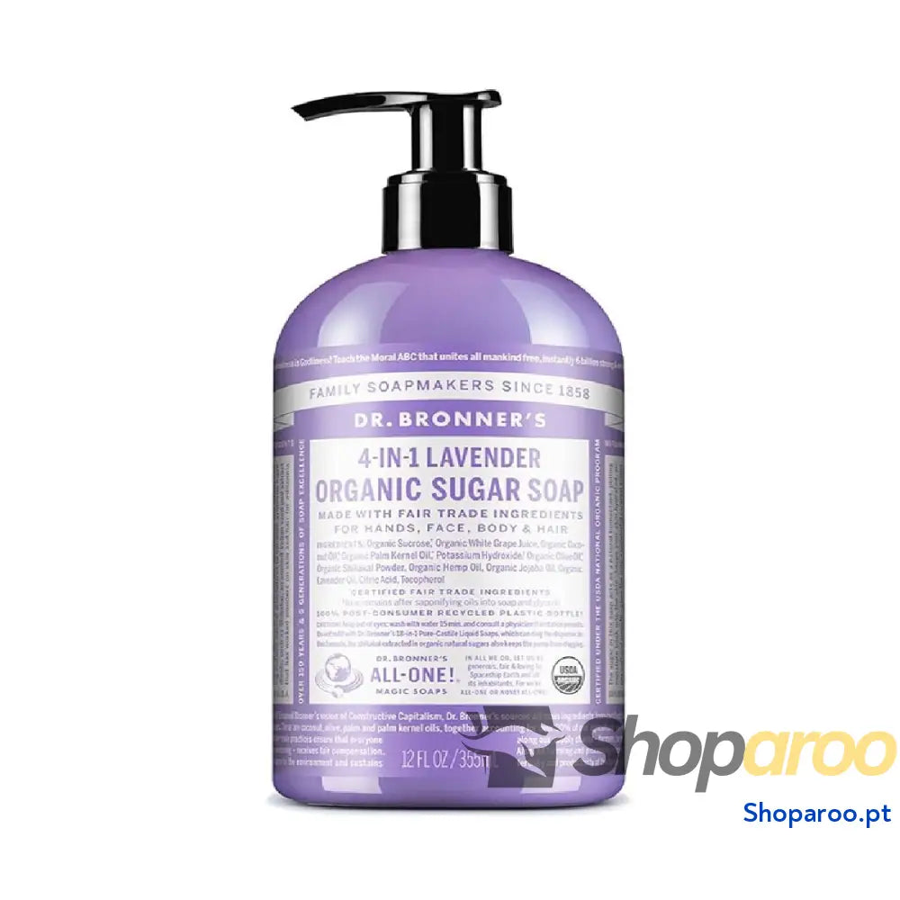 Sabonete de Mãos Dr Bronner's 4 in 1 Lavender 355 ml