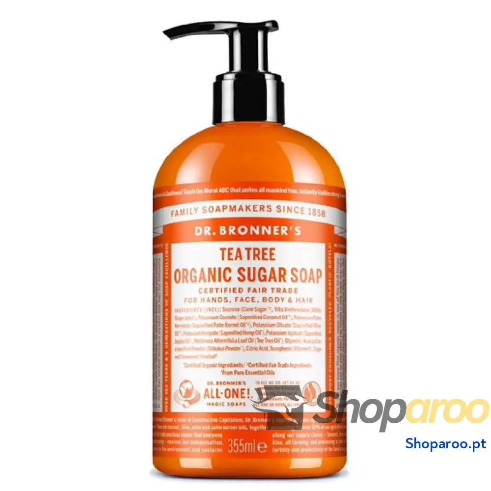 Sabonete de Mãos Dr Bronner's Tea Tree 355 ml
