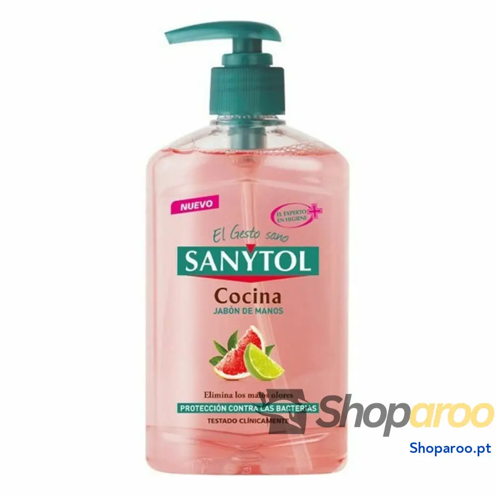 Sabonete de Mãos Líquido com Doseador Sanytol 280120 Cozinha 250 ml
