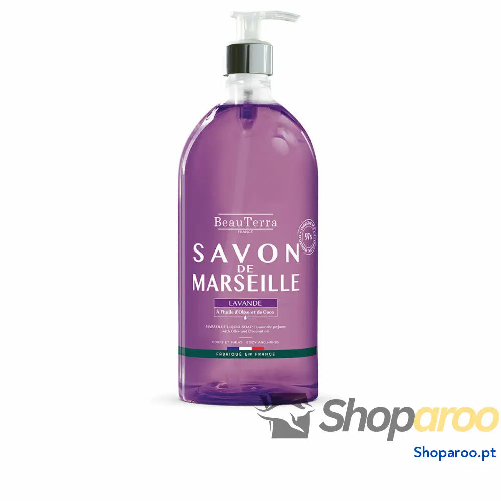 Sabonete Líquido Beauterra Marseille Mãos Universal Lavanda 1 L