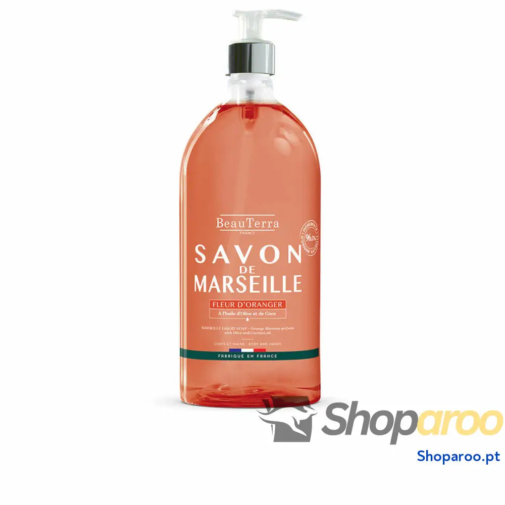 Sabonete Líquido Beauterra Marseille Universal Flor de laranjeir Mãos 1 L
