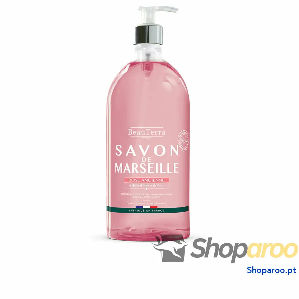 Sabonete Líquido Beauterra Marseille Universal Rosas Mãos 1 L