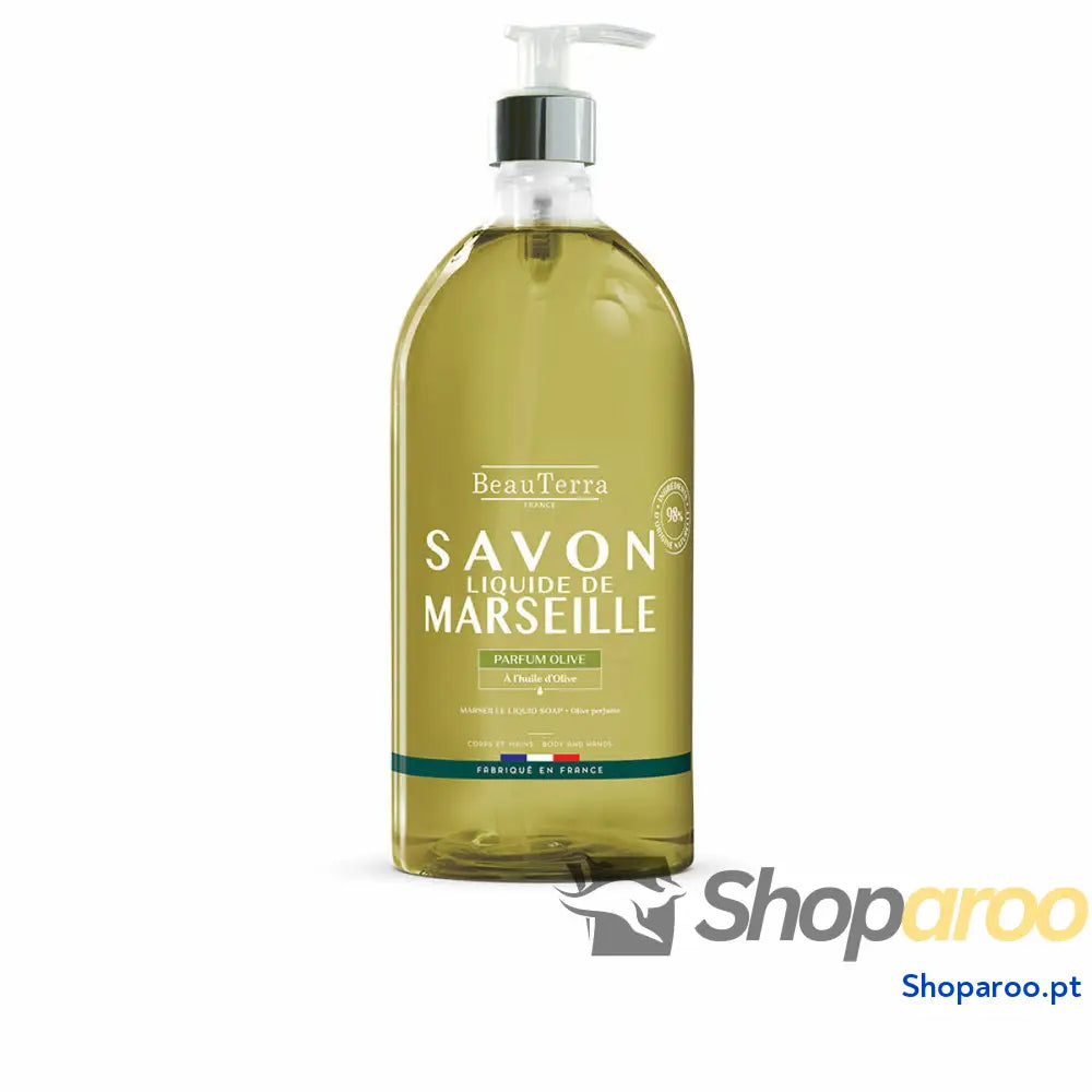 Sabonete Líquido Beauterra Savon de Marseille Azeitona 1 L