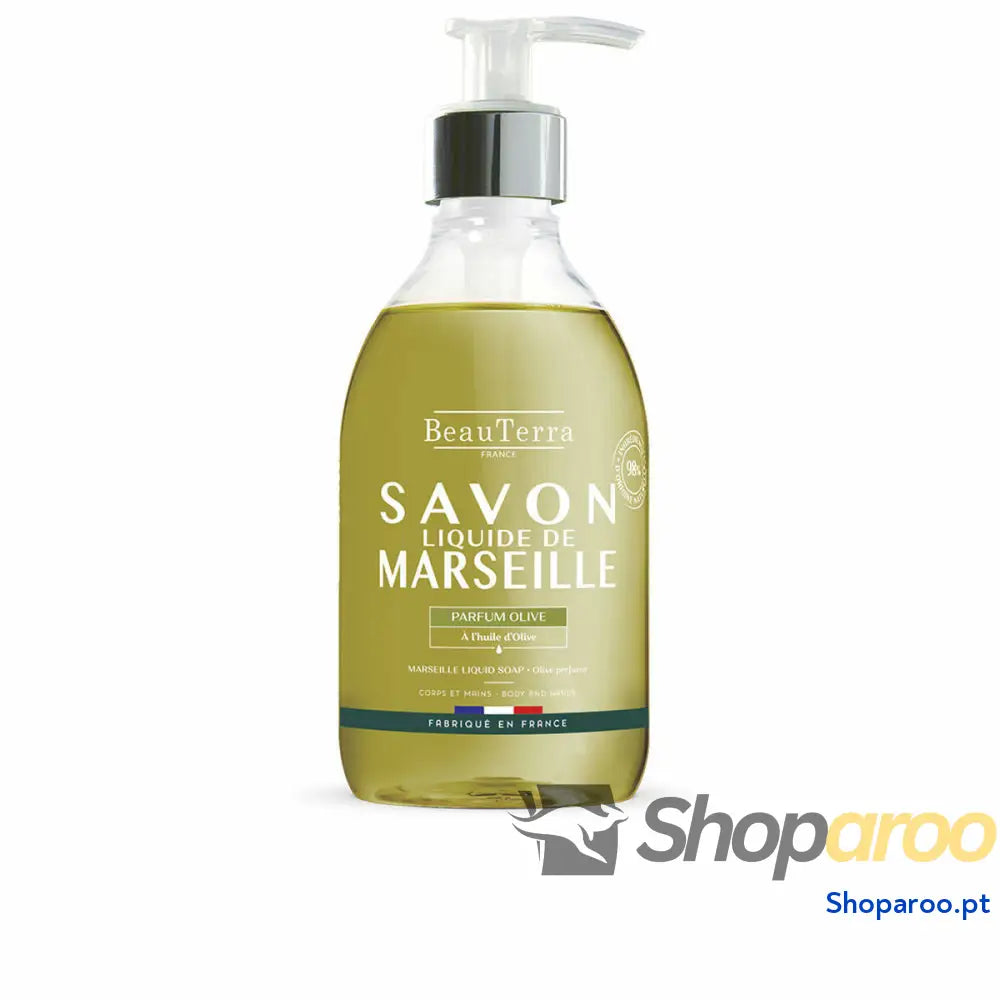 Sabonete Líquido Beauterra Savon de Marseille Azeitona 300 ml