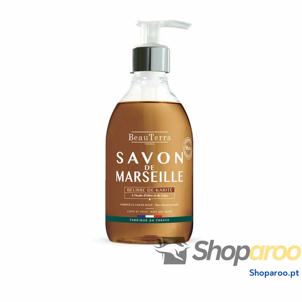 Sabonete Líquido Beauterra Savon de Marseille Manteiga de Karité 300 ml