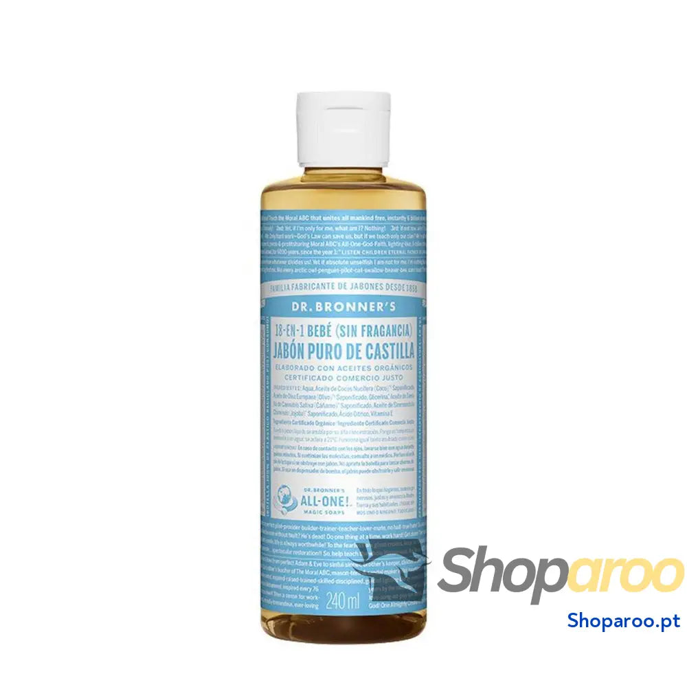 Sabonete Líquido Dr Bronner's 240 ml Neutro