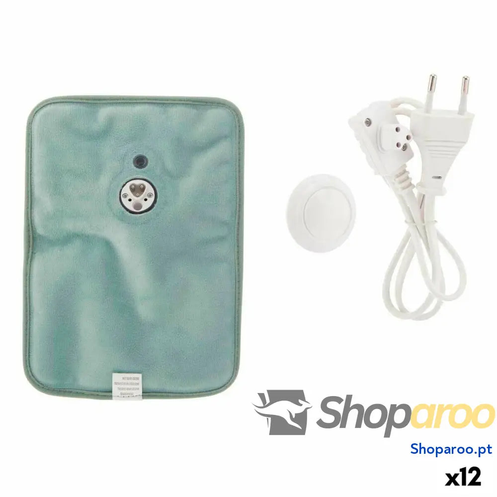 Saco de Água Quente Elétrico Mãos Verde Plástico 380 W Veludo (12 Unidades)