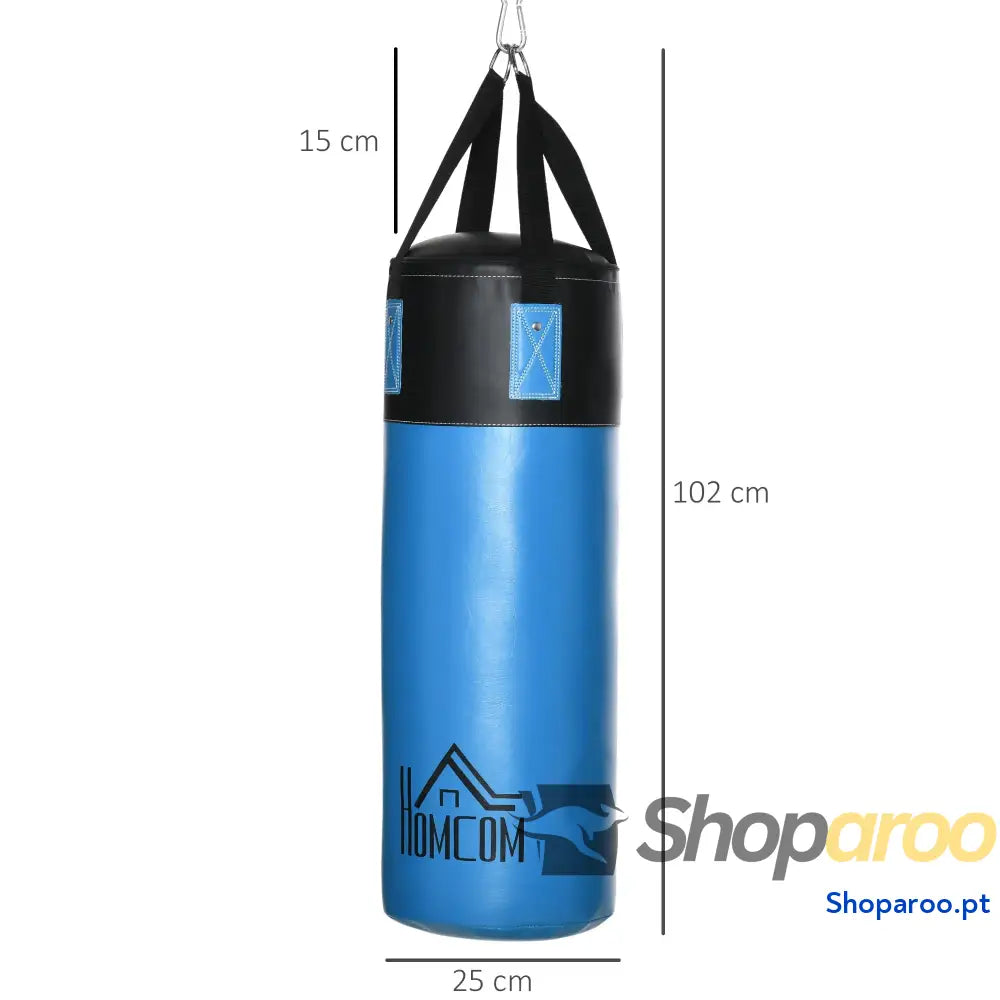 Saco de Boxe Profissional Puching Bag com Luvas 8 oz Gancho e Bolsa Armazenamento Areia Treinamento para Adultos