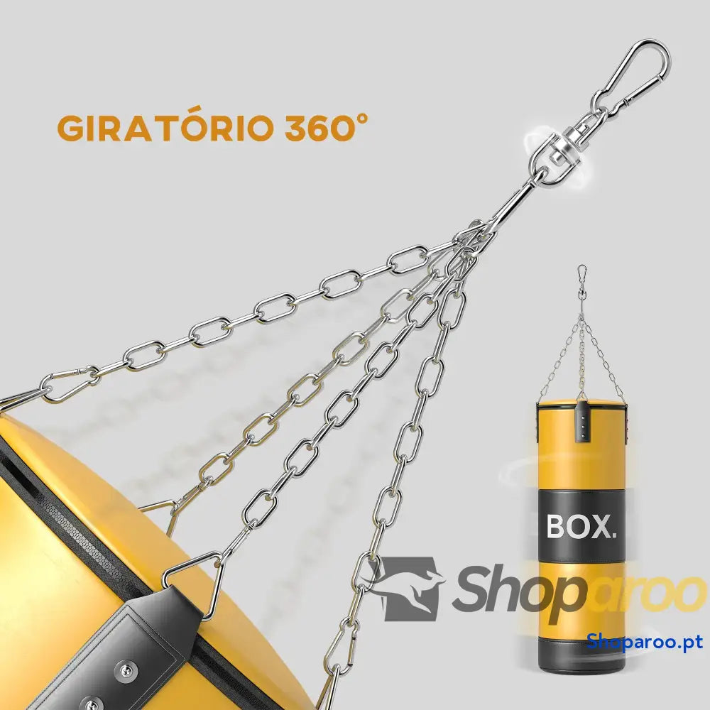 Saco de Boxe Profissional Puching Bag com Luvas 8 oz Gancho e Bolsa Armazenamento Areia Treinamento para Adultos