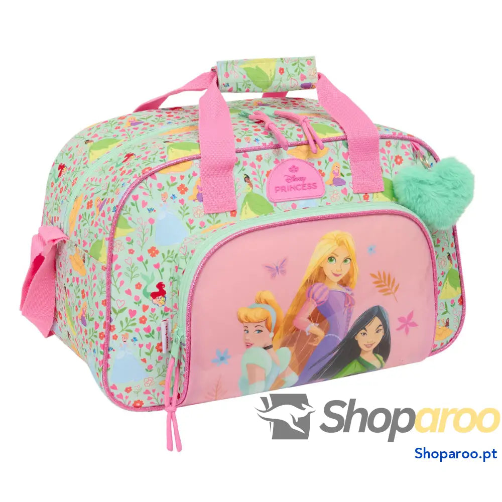 Saco de Desporto Disney Princess Bloom Cor de Rosa 40 x 24 x 23 cm