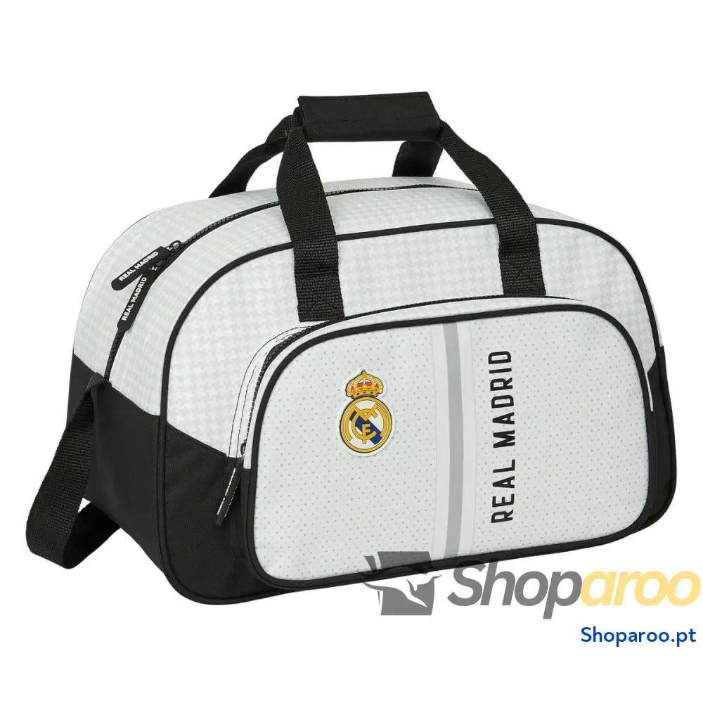 Saco de Desporto Real Madrid C.F. 24/25 Branco Cinzento 40 x 24 x 23 cm