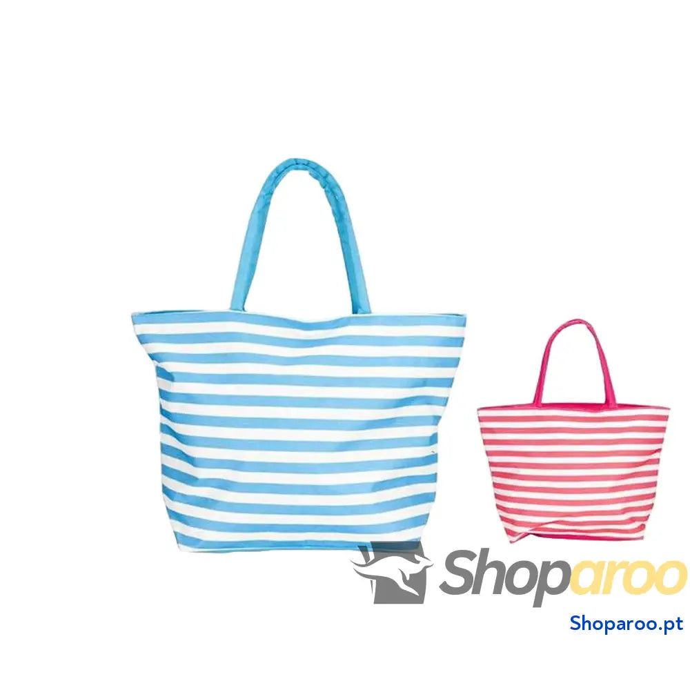 Saco de Praia Bismark Azul Cor de Rosa Oxford 50 x 16 x 35 cm