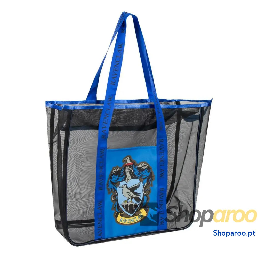 Saco de Praia Harry Potter Azul 100 % poliéster
