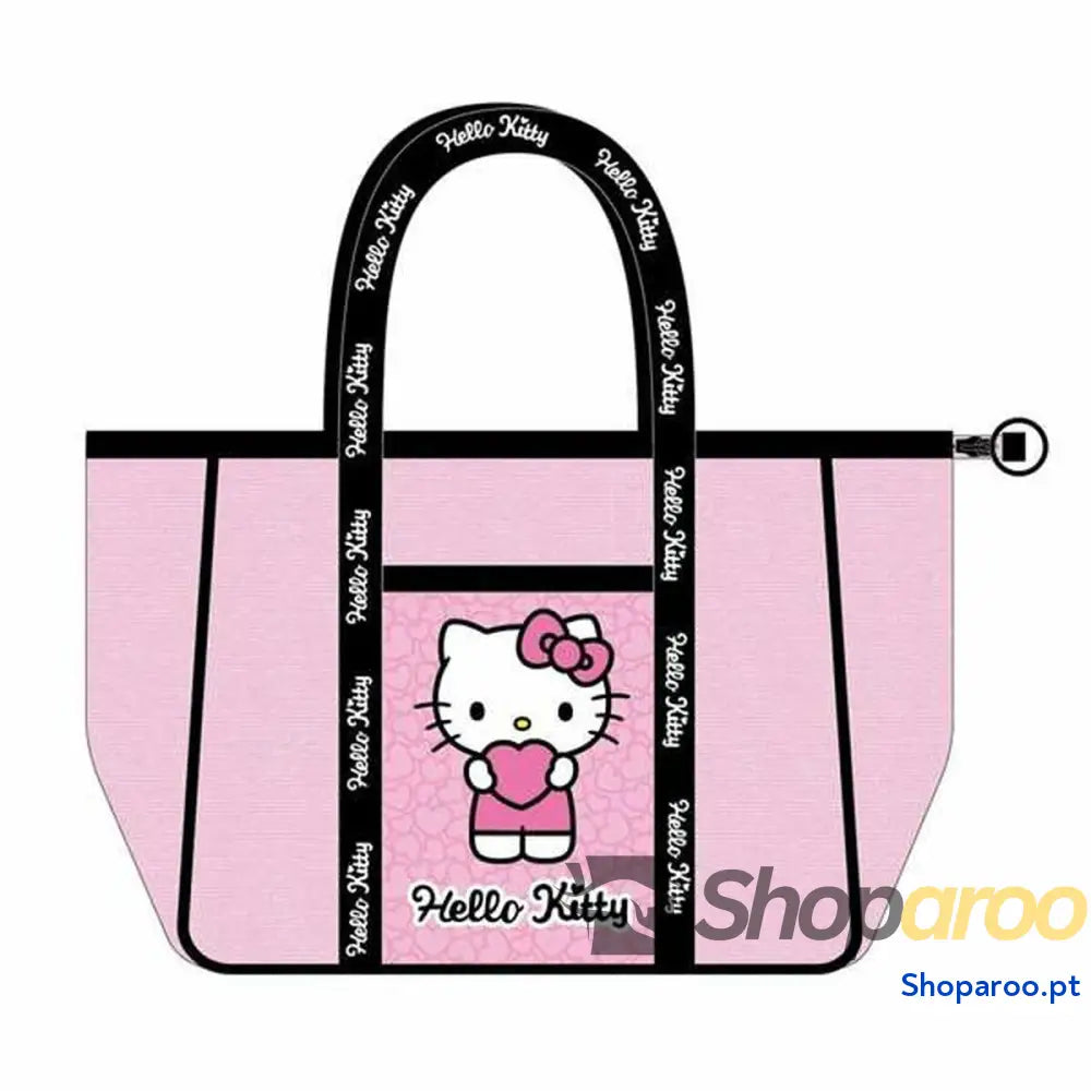 Saco de Praia Hello Kitty Cor de Rosa 62,0 x 39,0 x 20,0 cm