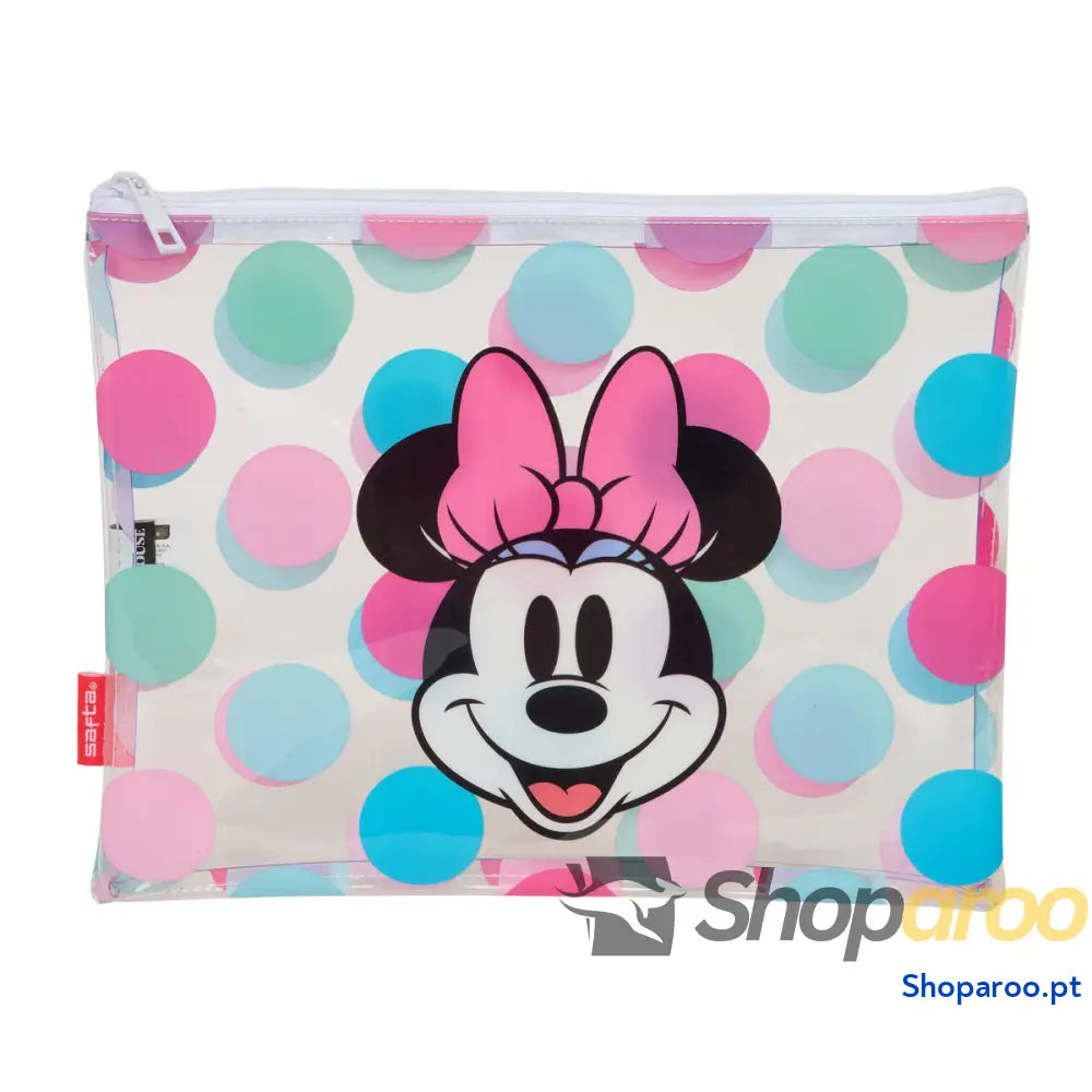 Saco de Praia Minnie Mouse Beach Multicolor Transparente