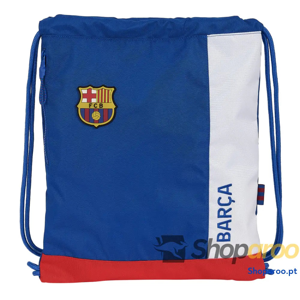 Saco Mochila com Cordas F.C. Barcelona Azul Grená 35 x 40 x 1 cm