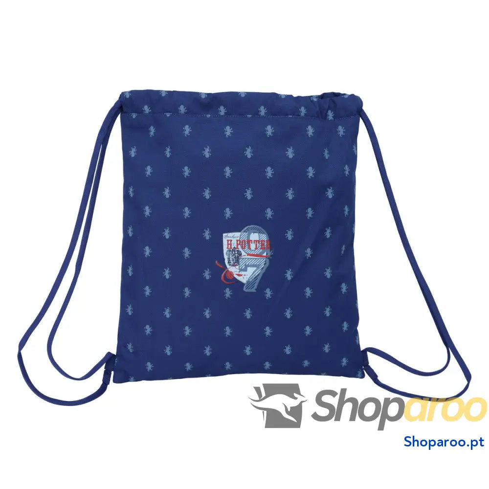 Saco Mochila com Cordas Harry Potter Captain Azul Marinho 35 x 40 x 1 cm