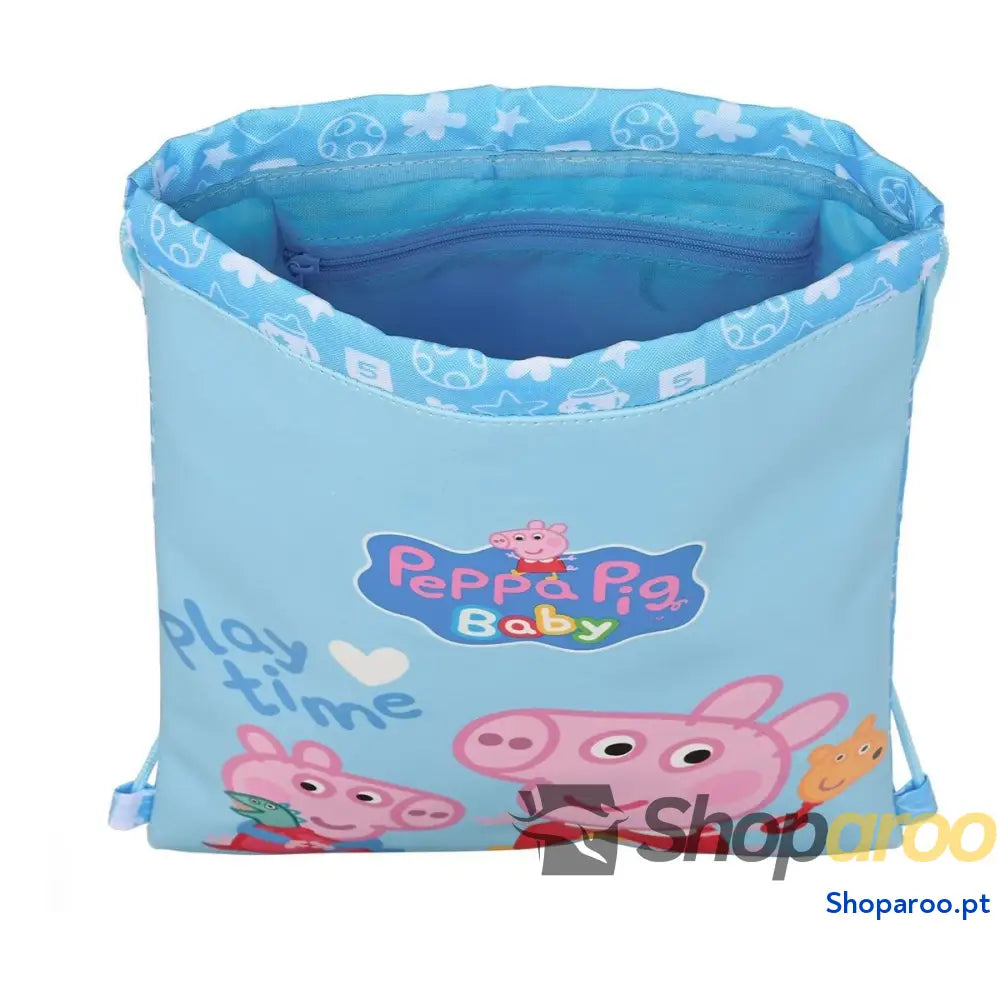 Saco Mochila com Cordas Peppa Pig Baby (26 x 34 x 1 cm)