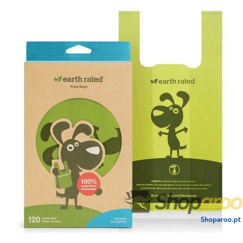 Sacos Earth Rated 870856100076 Sem perfume Animais de Estimação (120 uds)