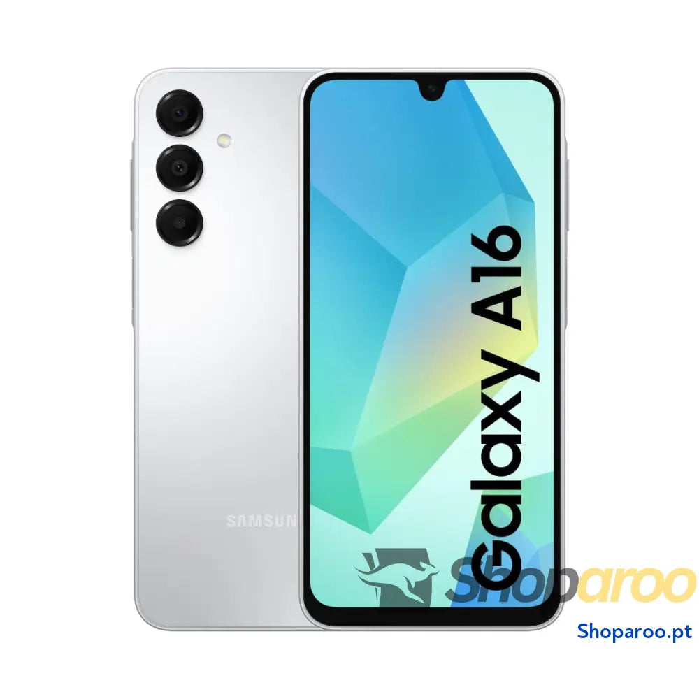 Samsung Galaxy A16 4G LTE telemóvel Android ecrã 6,7’’ super AMOLED várias câmaras armazenamento de 256 GB preto