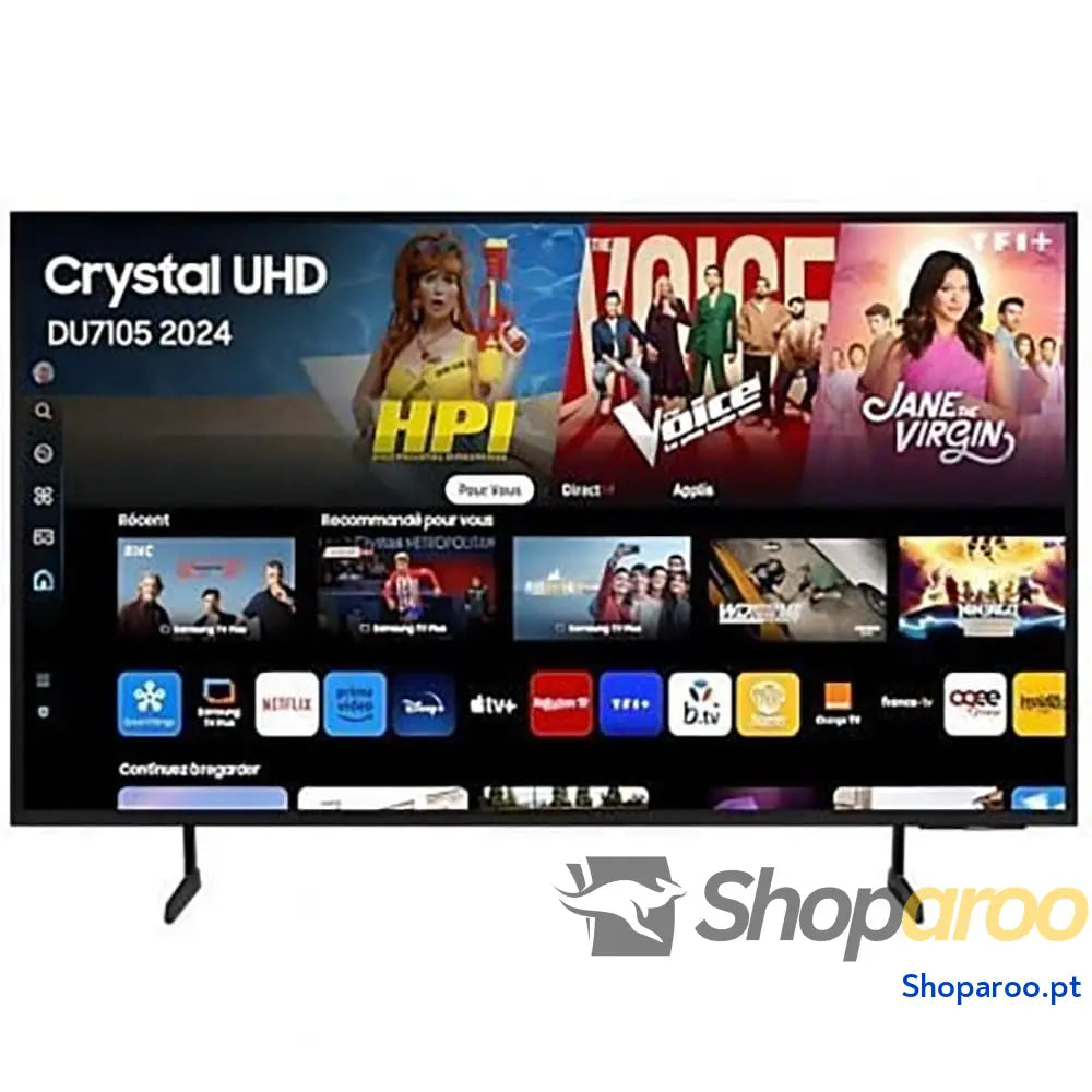 Samsung TV Crystal UHD 2024 43DU7105 Smart de 43’’ com cores puras PurColor a melhor todos os altifalantes