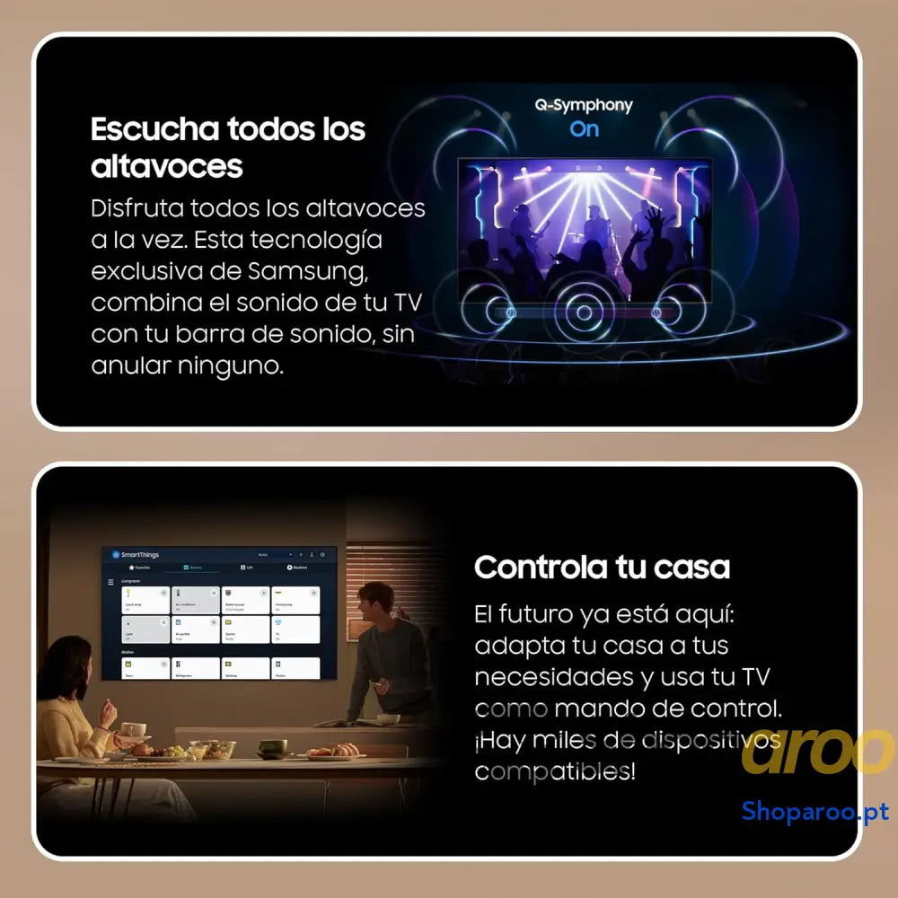 Samsung TV Crystal UHD 2024 43DU7105 Smart de 43’’ com cores puras PurColor a melhor todos os altifalantes