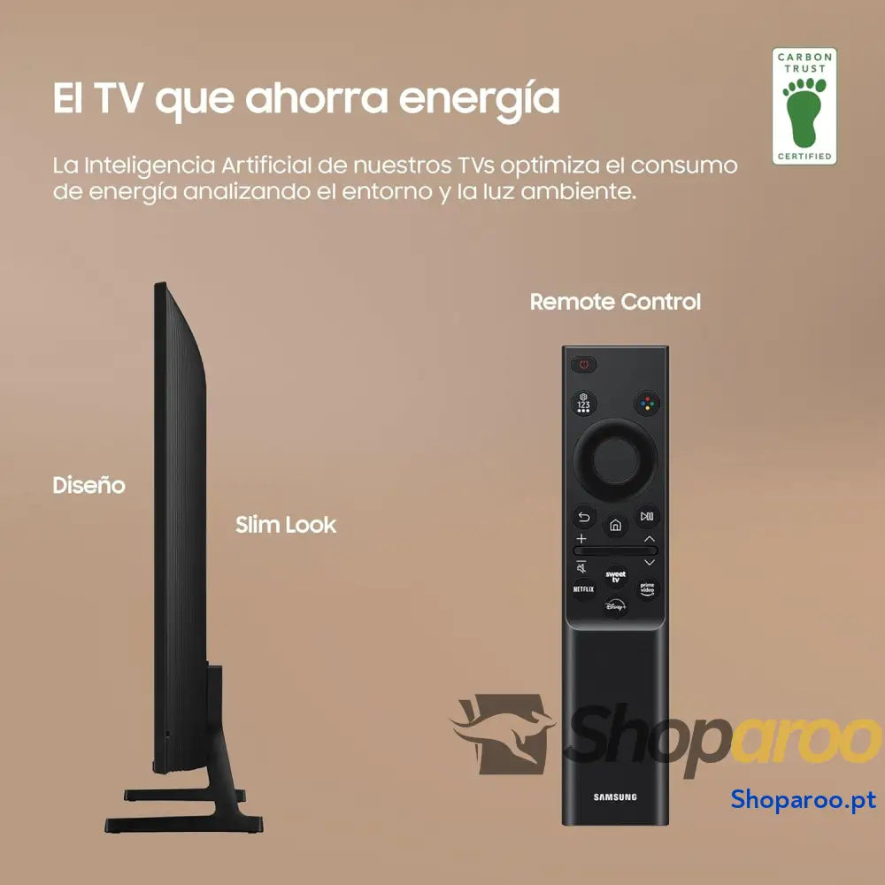 Samsung TV Crystal UHD 2024 43DU7105 Smart de 43’’ com cores puras PurColor a melhor todos os altifalantes