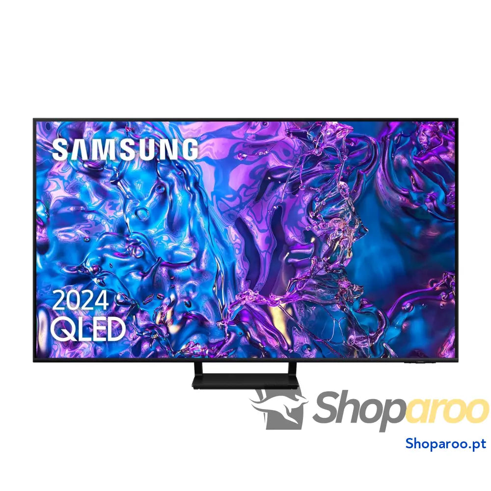 Samsung TV QLED 4K 2024 55Q70D Smart de 55’’ com mais 1.000 milhões cores a melhor GANHE os jogos 120 Hz e ouça todos