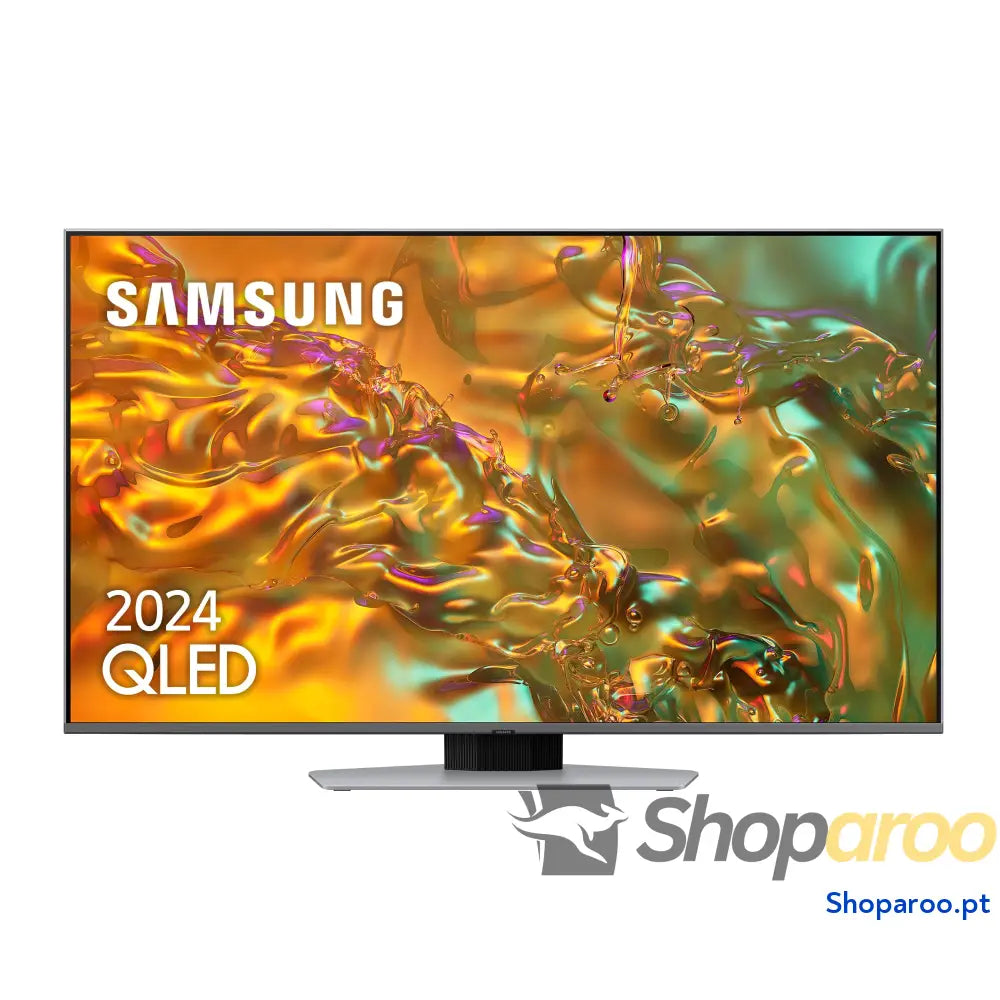 Samsung TV QLED 4K 2024 55Q70D Smart de 55’’ com mais 1.000 milhões cores a melhor GANHE os jogos 120 Hz e ouça todos