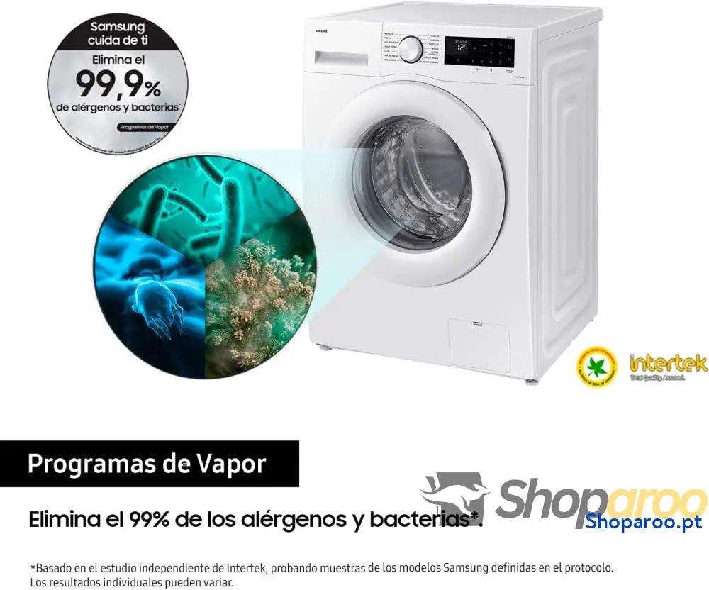 SAMSUNG WW90CGC04DTEEC Máquina de lavar 9 kg AI EcoBubble™ com SmartThings e inteligência artificial classe A cor branca