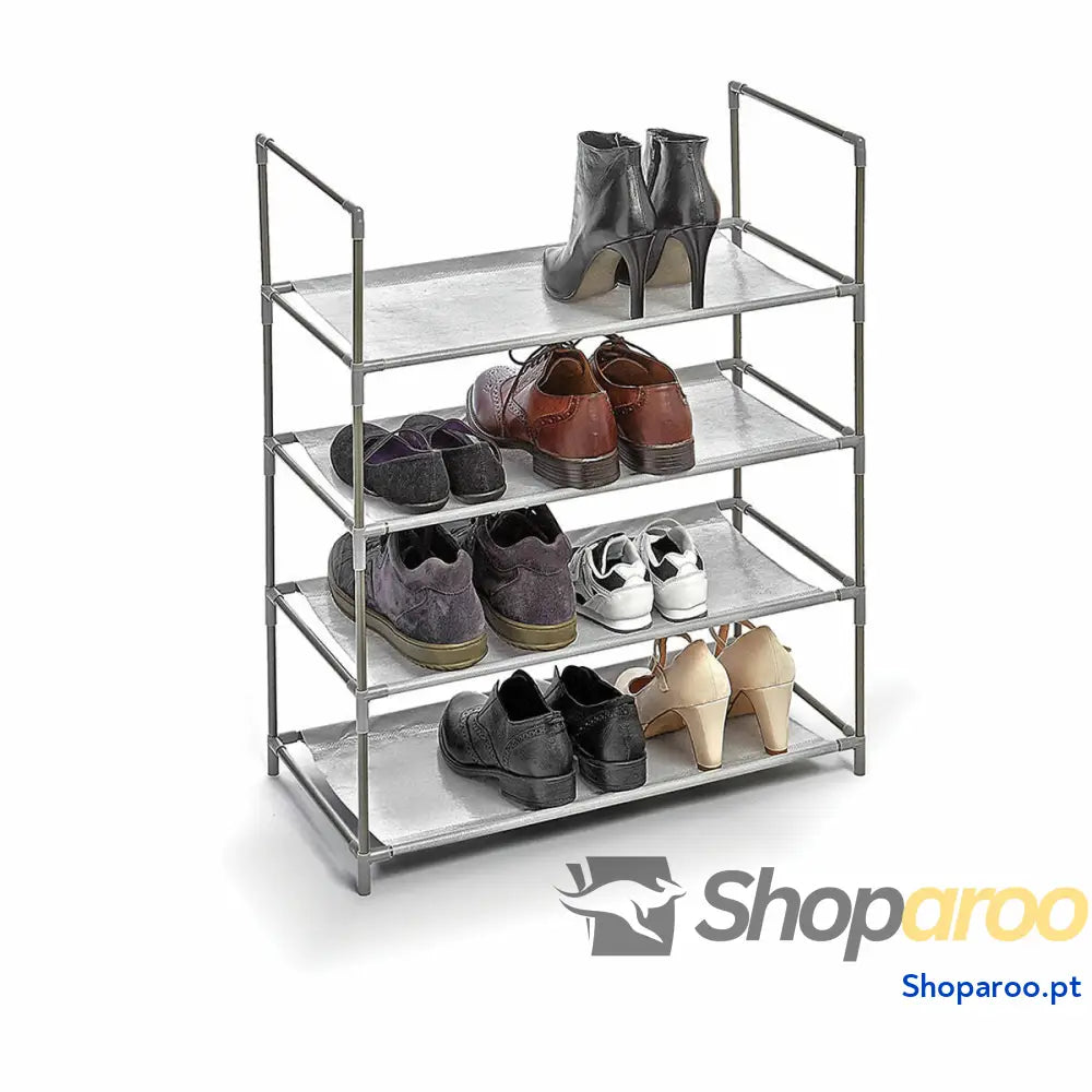 Sapateira Domopak Living Cinzento (58,5 x 28,5 x 70 cm)