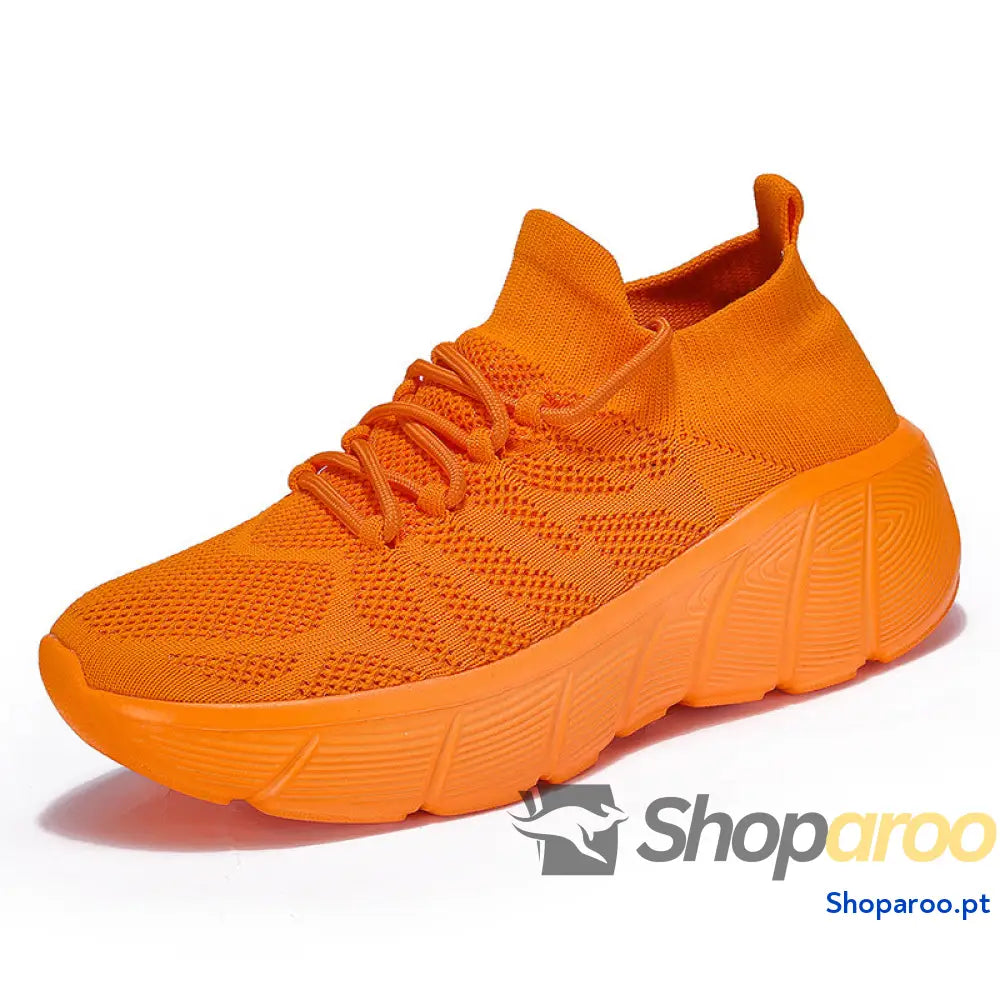 Sapatos casuais unisexo sola grossa moda estudantil calçado desportivo