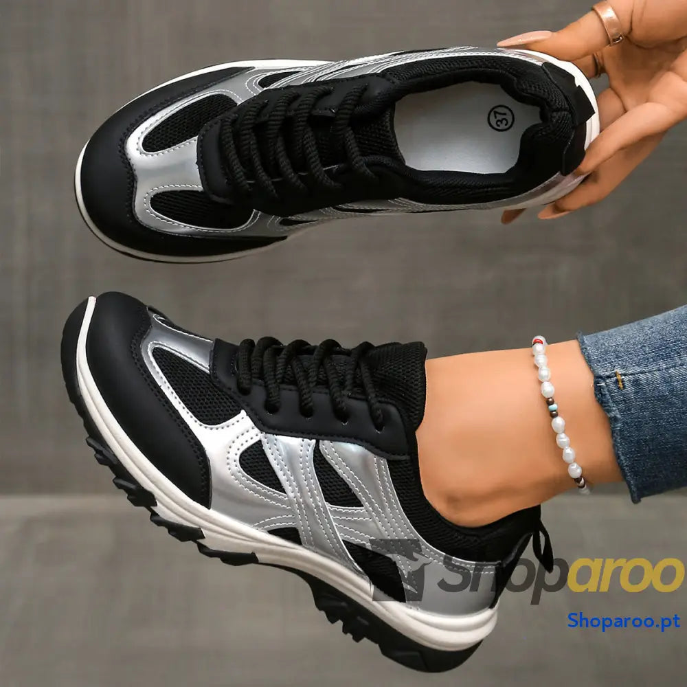 Sapatos de caminhada para casal tamanho grande respirável o outono e primavera moda casual desportiva viagem