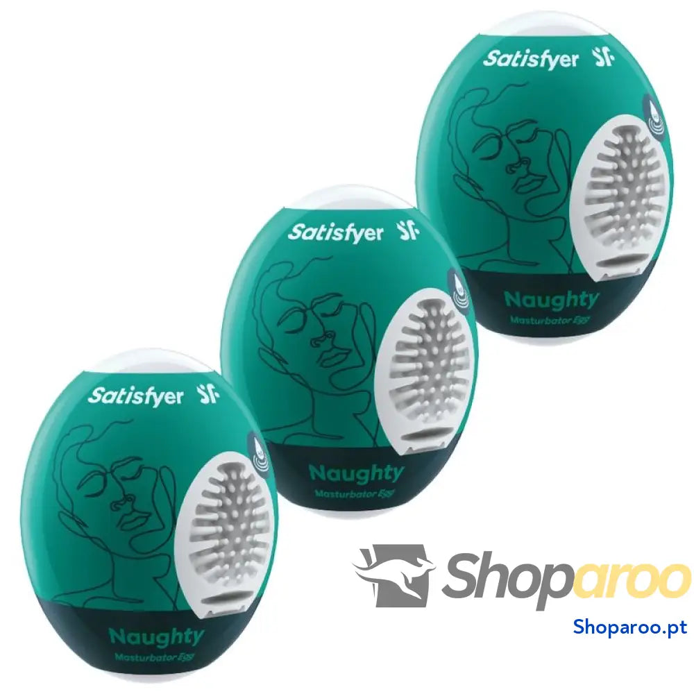 SATISFYER - 3 OVOS MASTURBADOR NAUGHTY