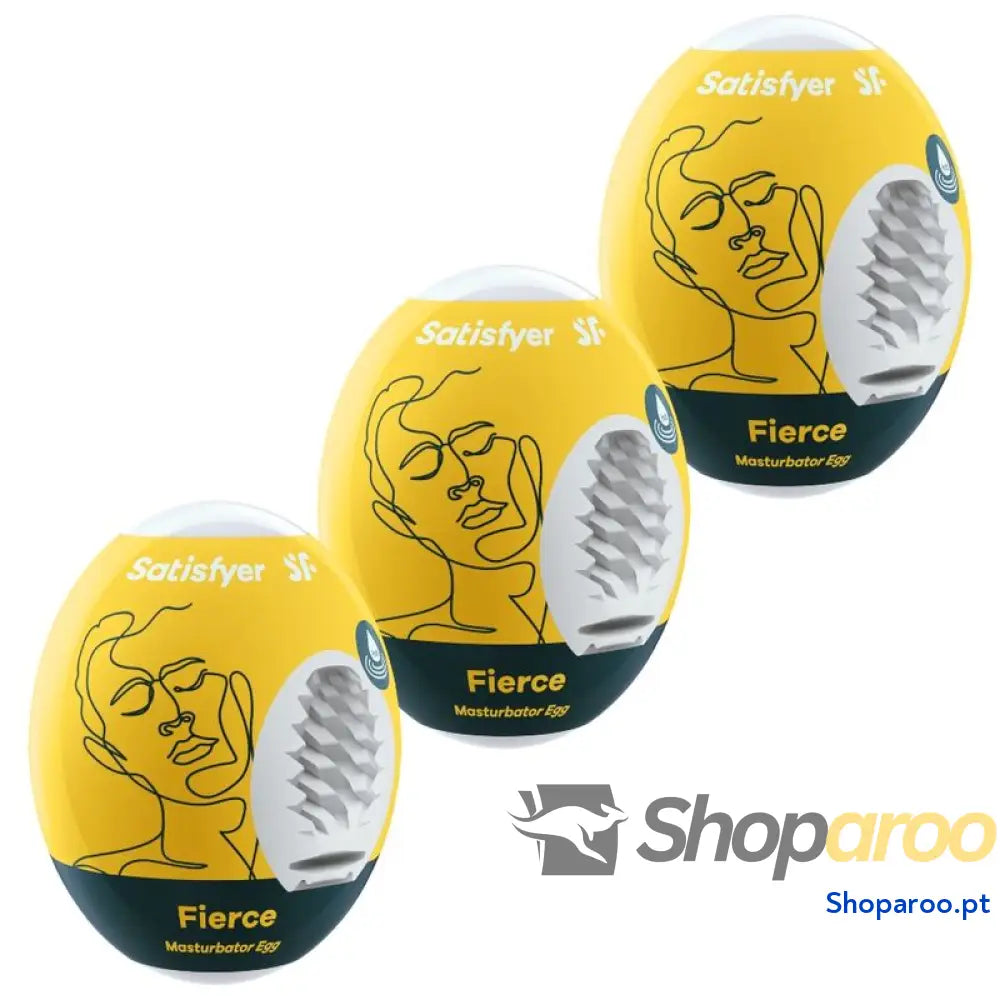 SATISFYER - 3 OVOS MASTURBADORES FIERCE