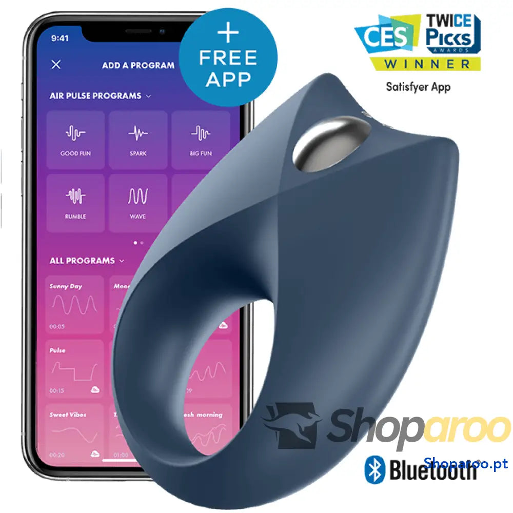 SATISFYER - APLICATIVO VIBRADOR DE UM ANEL REAL PODEROSO