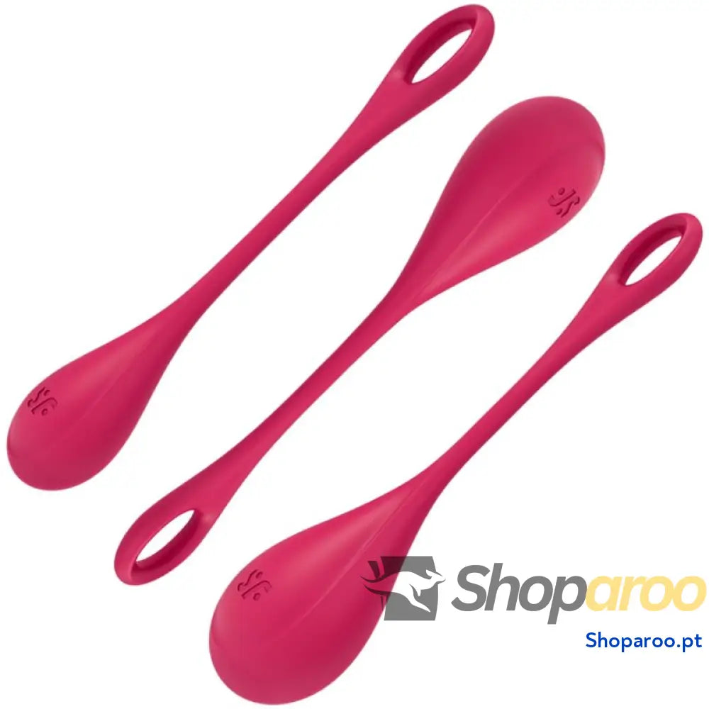 SATISFYER CONJUNTO DE TREINO YONI POWER 1 VERMELHO