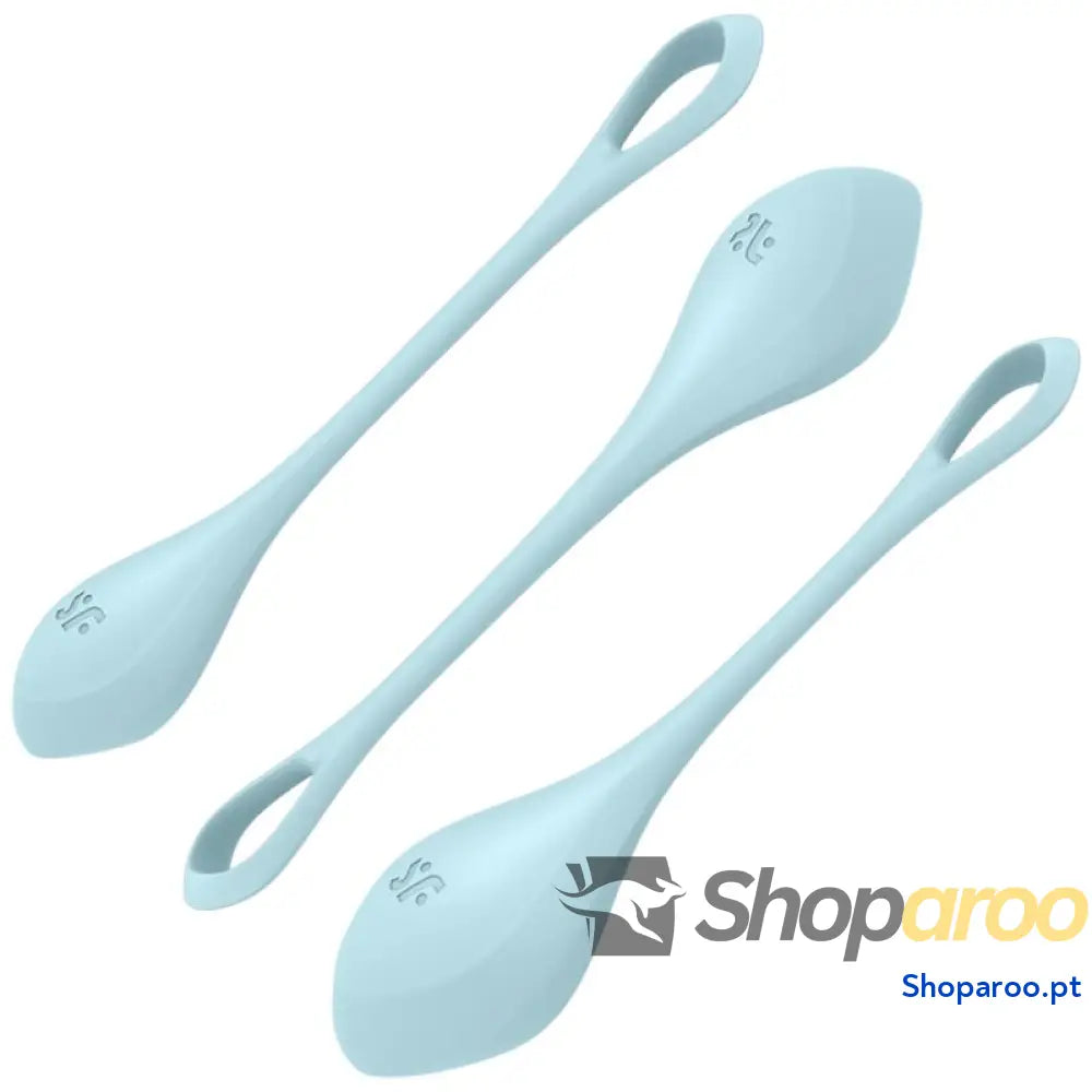 SATISFYER CONJUNTO DE TREINO YONI POWER 2 AZUL