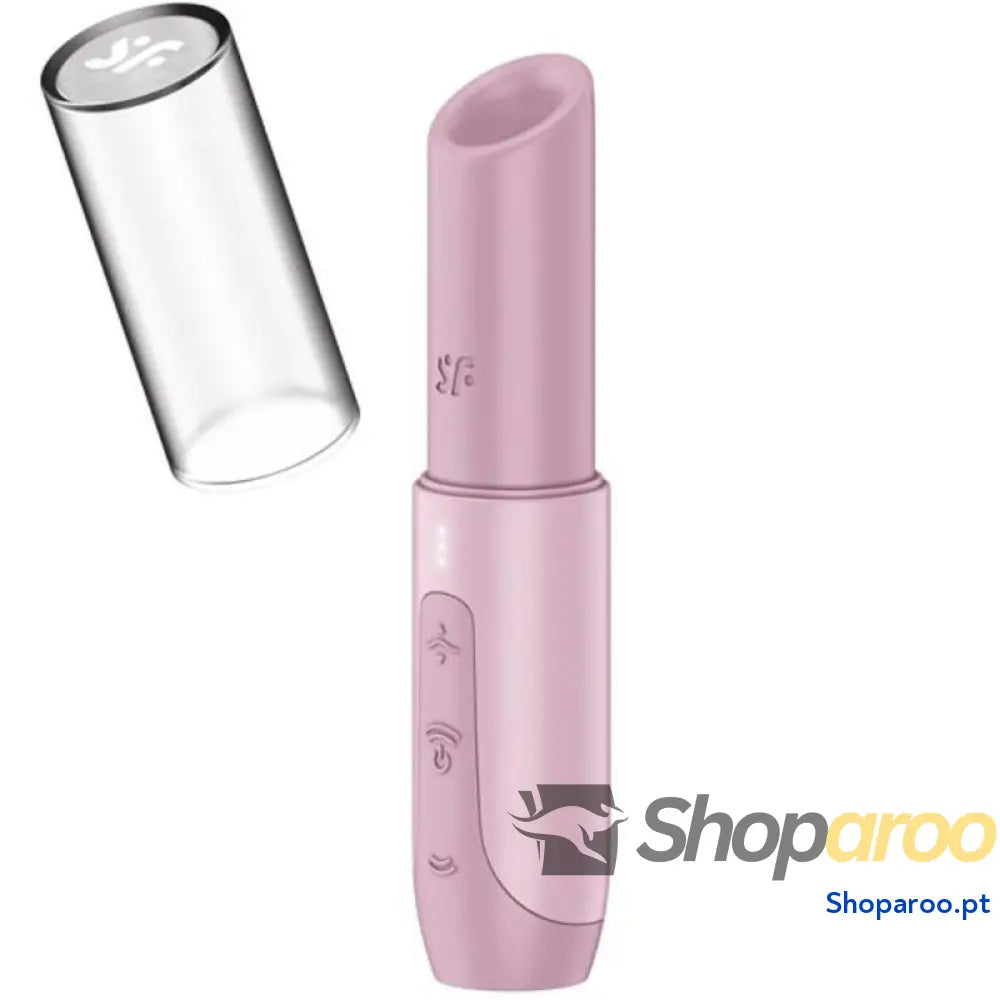 SATISFYER ESTIMULADOR DE CLITÓRIS SECRET KISS WAVE ROSA