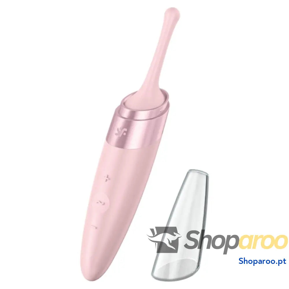 SATISFYER - ESTIMULADOR DE CLITÓRIS TWIRLING DELIGHT ROSA